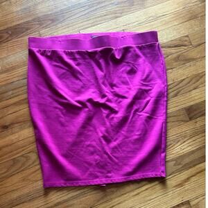 Vibrant Torrid Fuchsia Stretch Pencil Skirt – Women’s 3X Plus Size